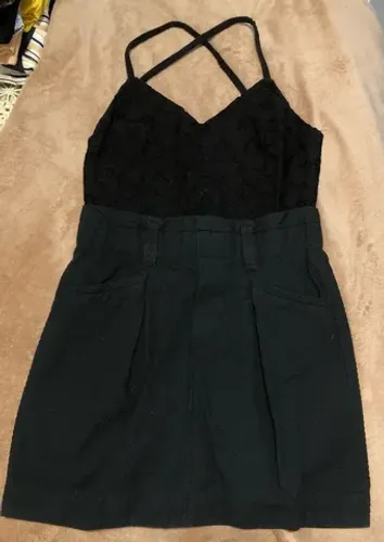 Vestido preto curto e justinho - Animale