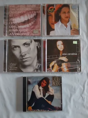 CDS lote de 5 cds originais usados em ótimos estado de conservação 50 reais o lote