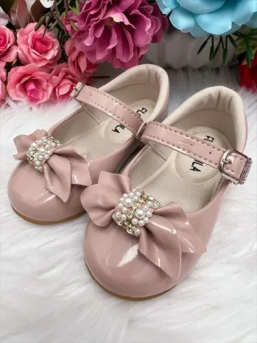 Sapatinho cor nude infantil 