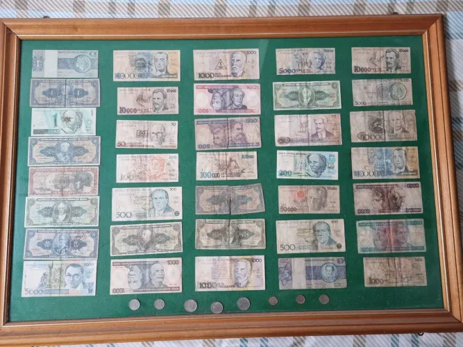 Coleção de Moedas Brasileiras Antigas