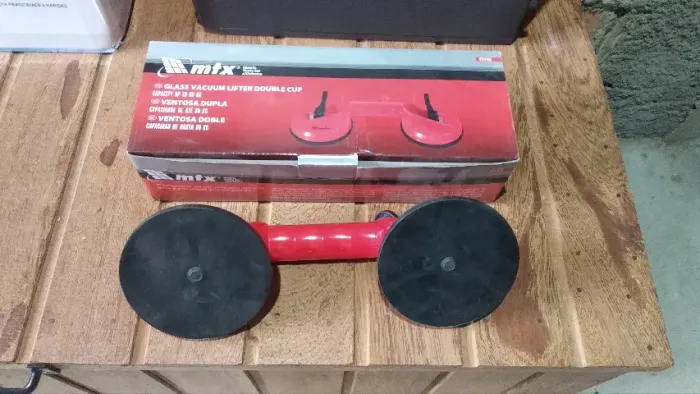Ventosa Dupla Em Abs Cerâmica Mtx 80kg Nova