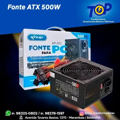Fonte  knup atx 500w