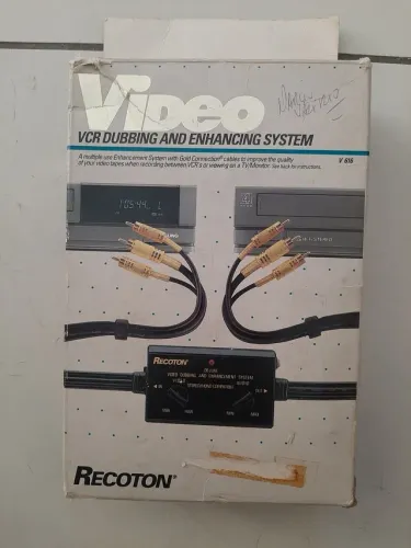 Recoton - sistema de dublagem e aprimoramento de vídeo. 