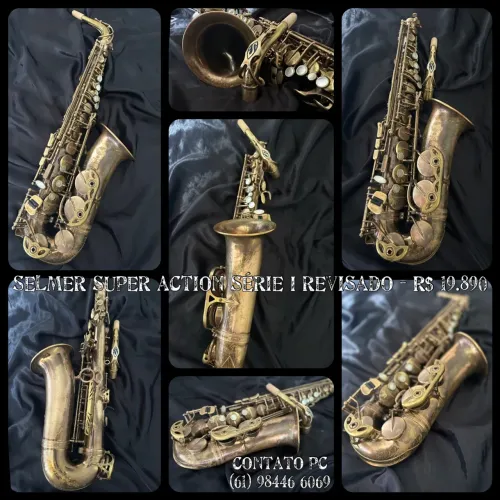 Sax Alto Selmer Série I, original Made In France REVISADO