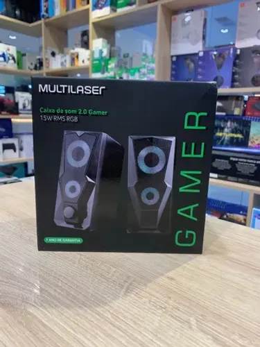 Caixa de Som Multilaser Gamer 2.0 - Novo Lacrado - Parcelamos Sem Juros