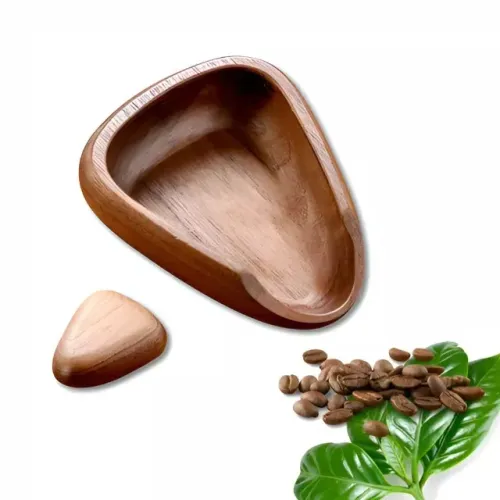 Dispensador Dosagem Pesagem Grão De Café Madeira