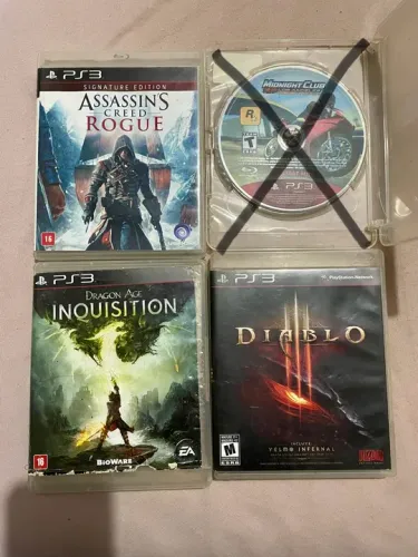 Jogos PS3 original, em bom estado sem arranhões.