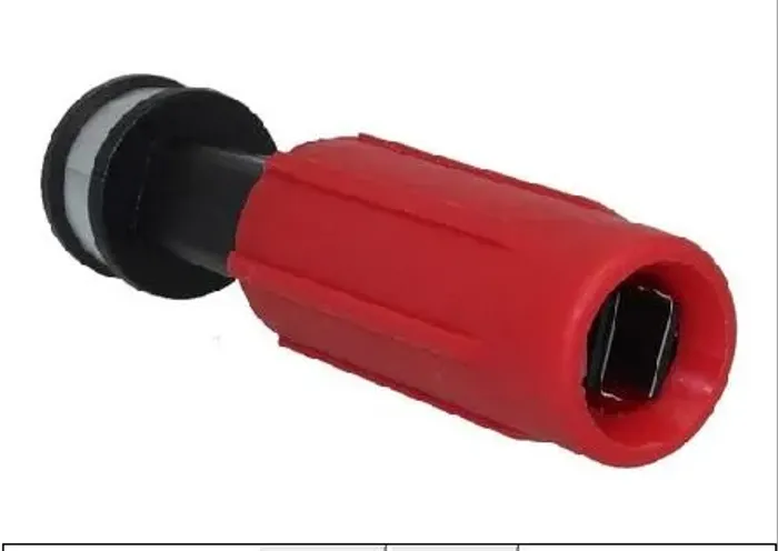 Esguicho plast lavadoura 2,2mm vermelho leque BH1400