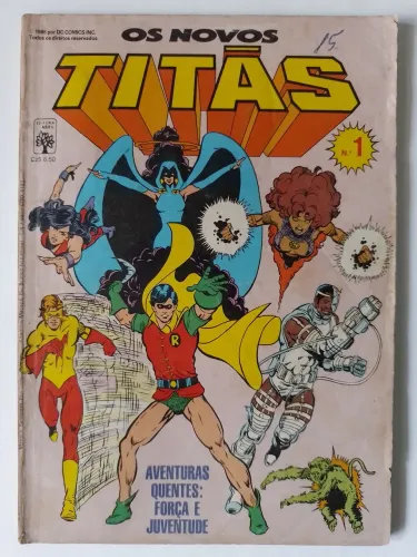 Hqs Os Novos Titãs #1 e 3 - Formatinhos Abril 1986 Raros