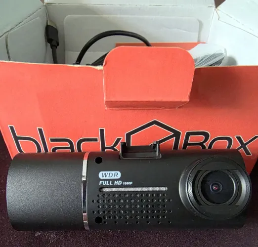 Dashcam (camera veicular) Black Box GP7 Duplo, 1080p, GPS Nunca Usado