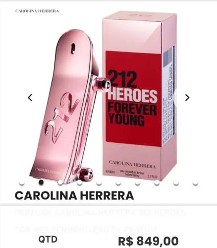 Perfume 212 heroes 80 ML