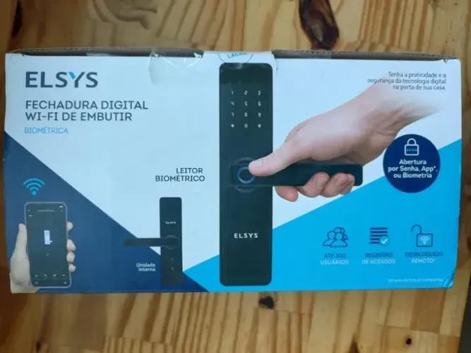 Fechadura eletrônica biométrica