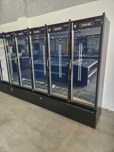 refrigerador vertical 5 portas para cervejas/carnes - a pronta entrega 