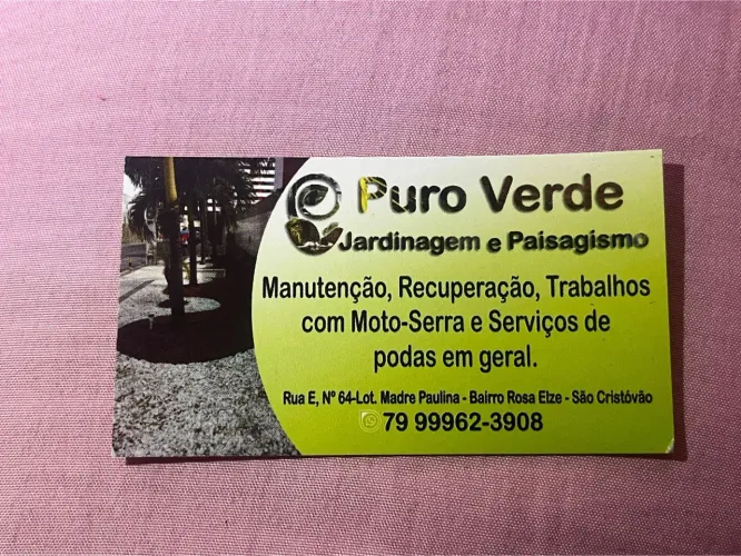 PURO VERDE JARDINAGEM E PAISAGISMO