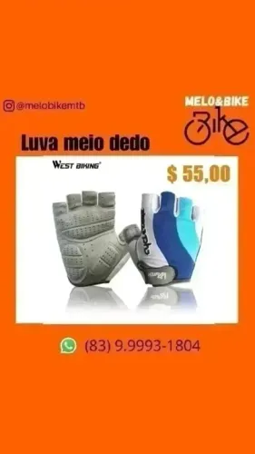 Luva Meia Dedo West Biking - Ciclismo