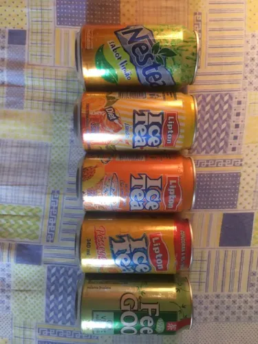 Lote Latas de chás