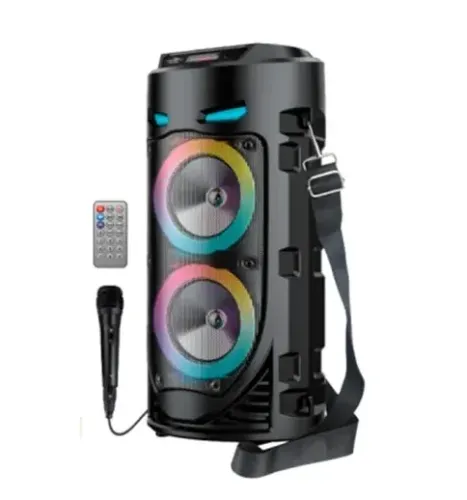 Caixa de Som Bluetooth XDG-138 c/ Microfone RGB 50W