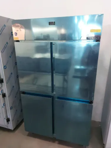 Mini câmera comercial 4 portas inox 750 litros nova