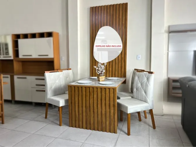 Mesa de Jantar Compacta com Design Moderno 1.20x0.90 l1m