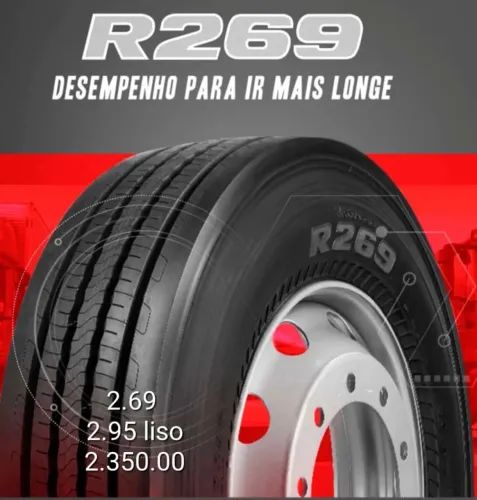 Pneu R269 Bridgestone 2.95 Liso