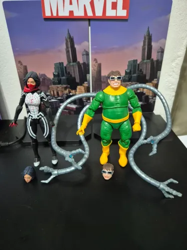 SILK E DOUTOR OCTUPUS marvel legends 
