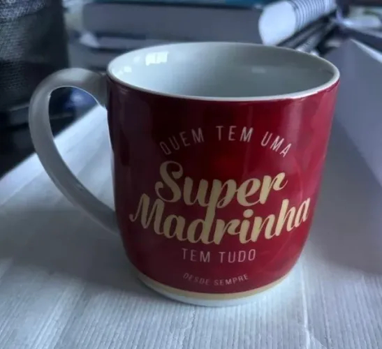 Caneca Super Madrinha - Presente para Madrinha