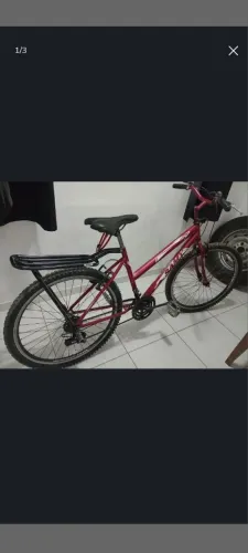 Bicicleta Aro 26 com bagageiro - SAMY