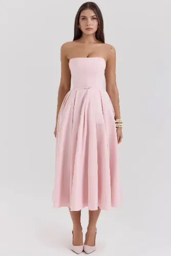 VESTIDO BUSTIER ROSA