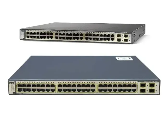 Switch Cisco Catalyst 3750g 48ts 48x 10 100 1000 + 4sfp