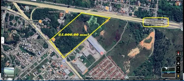 TERRENO PLANO 84.000m²(16 MILHÕES REAIS) EM SEROPÉDICA/RJ FRENTE A DUTRA(ESTUDO 95% EM PER