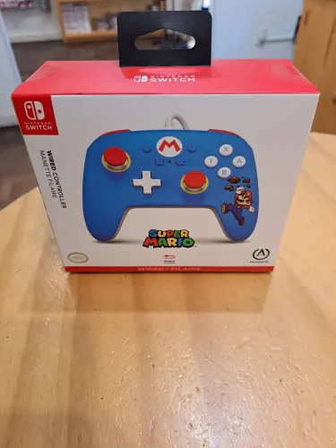 Controle com Fio Super Mario para Nintendo Switch