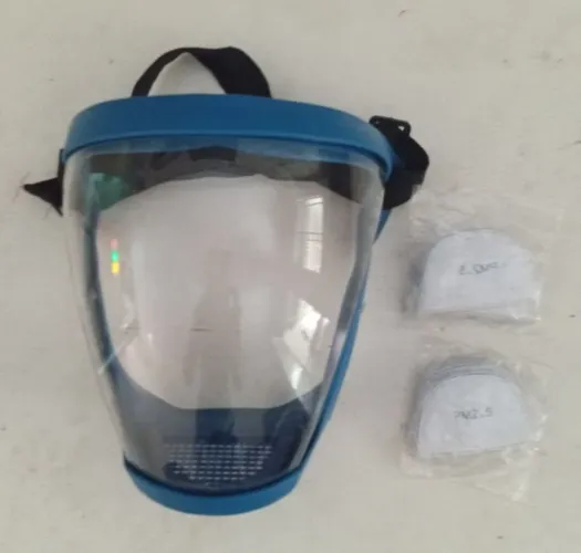 MÁSCARA DE DE PROTEÇÃO VISOR EM ACRÍLICO COM 20 FILTROS 