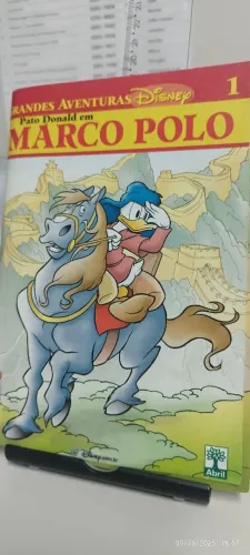 Livro Pato Donald em Marco Polo - Disney