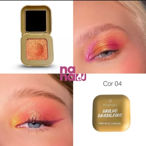 Sombra Mousse Iluminadora Brilho Brasileiro - Cor 04