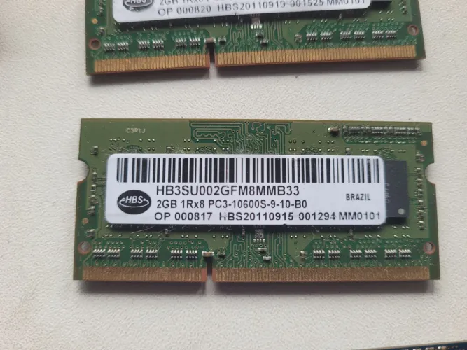 Memória RAM DDR3 2GB PC3-10600S