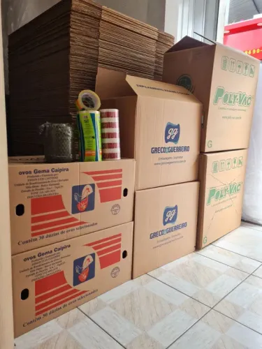 Caixas de papelão para mudanças 