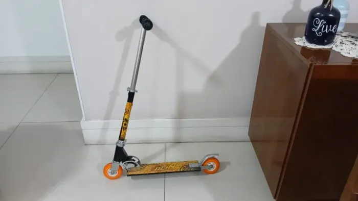 Patinete Infantil 2 Rodas Gel dobrável e ajustável altura