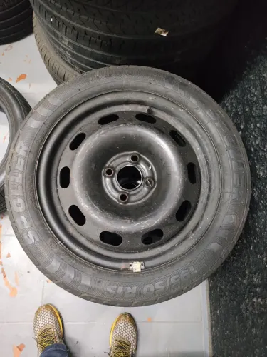 Roda ferro estepe aro 15 Volkswagen 4x100