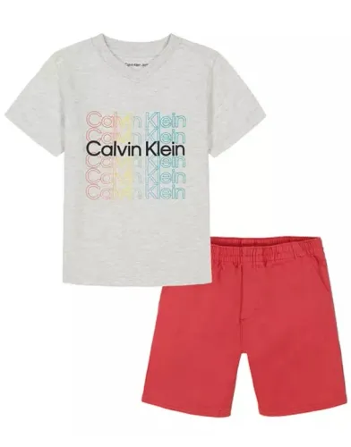 conjunto calvin klein jeans tamanho 3 anos importado (novo)