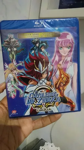 Blu-ray Os Cavaleiros Do Zodíaco Ômega Vol 1 Lacrado