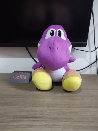 Super Mario World 2 - Pelúcia Yoshi Roxo