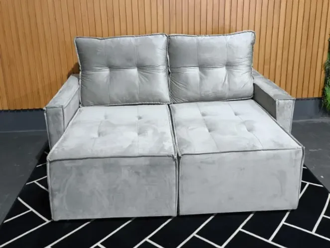 Sofá Retrátil e Reclinável 1,60m DIVIDIMOS EM ATÉ 10X SEM JUROS