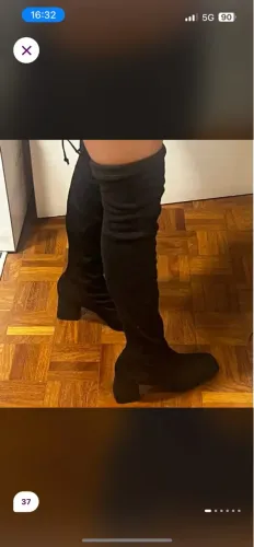 Botas Over The Knee - Preto 37