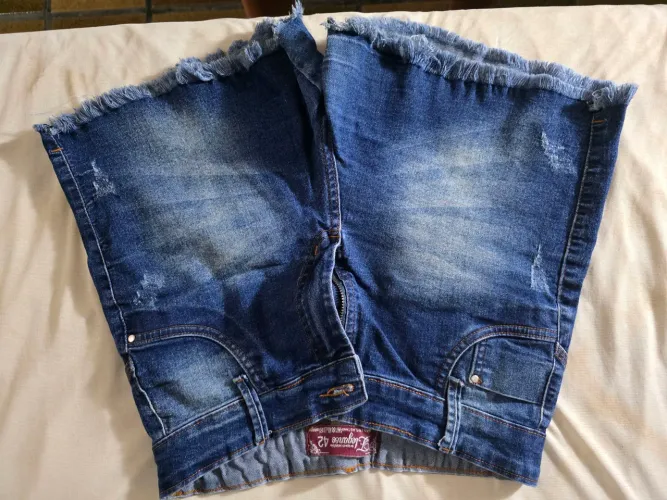 Shorts Jeans Feminino Elegance tam 42