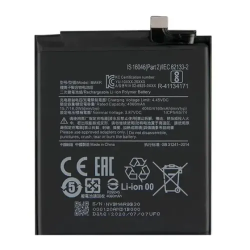 Bateria Xiaomi Redmi Note 10 Lite 5G Mi Lite BM4R