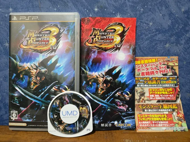 Jogo - Monster Hunter Portable 3rd - Sony Playstation Portable PSP
