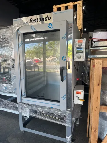 Forno tostando 10 telar a gás