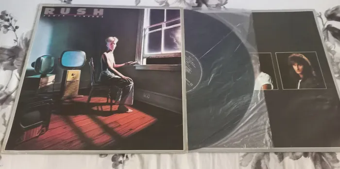 LP disco vinil Rush power Windows rock internacional heavy metal toca disco radiola som