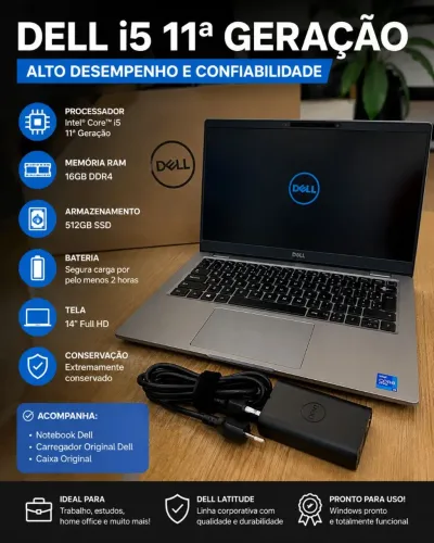 Notebook Dell I5 11° Geração 