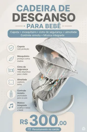 CADEIRA DESCANSO BEBÊ